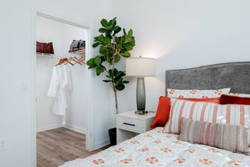 Spacious closets